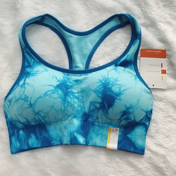Champion Tops - ❗️SOLD❗️NWT Champion Acid Wash Blue Sports Bra